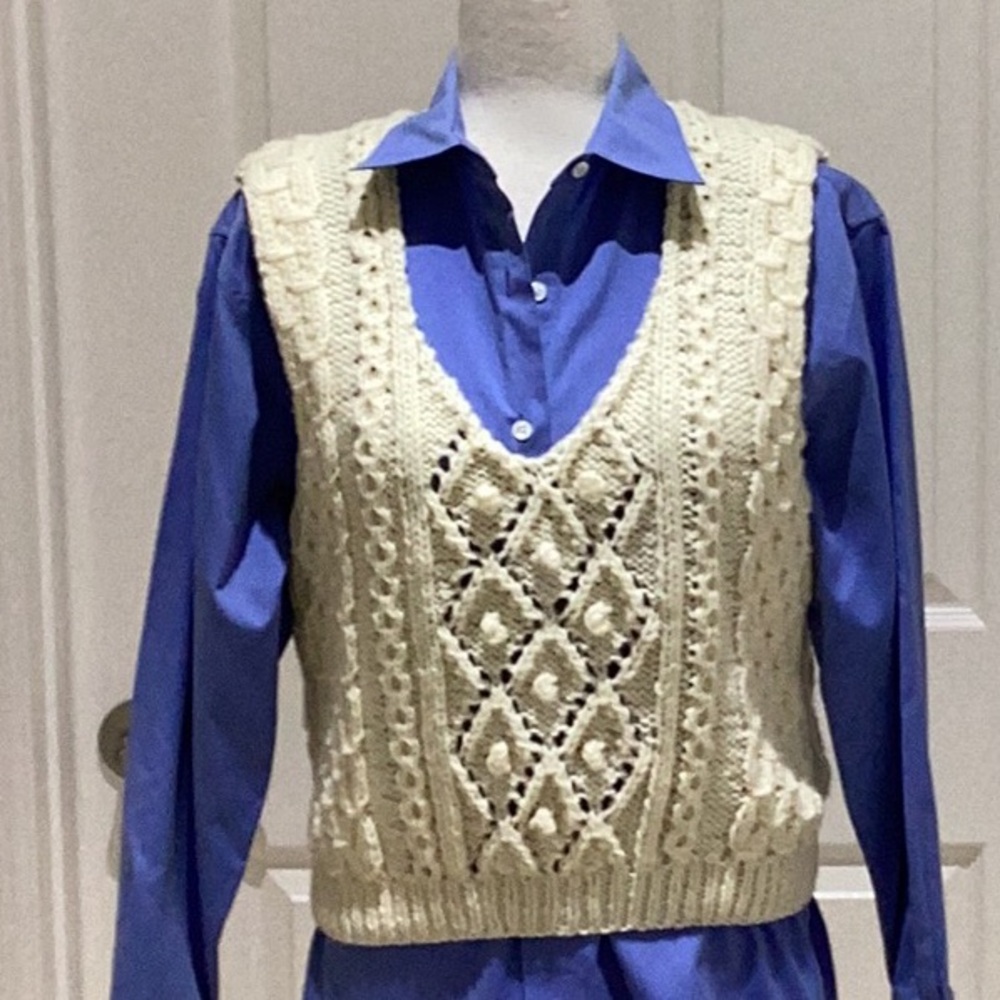 Hand-crafted sweater vest